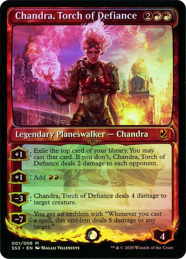 FOIL Chandra, Torch of Defiance ~ Signature Spellbook: Chandra [ EX ] [ MTG ]