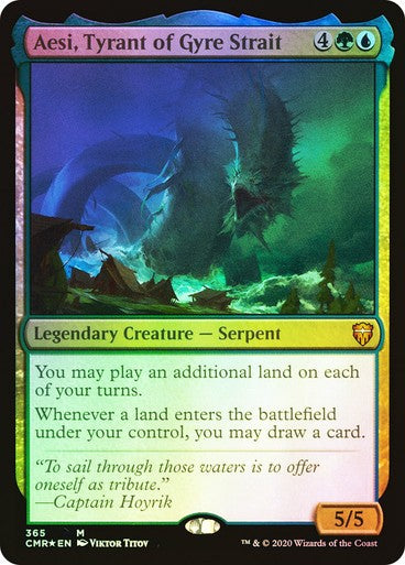 FOIL Aesi, Tyrant of Gyre Strait ~ Commander Legends 1 [ NM ] [ Magic MTG ]