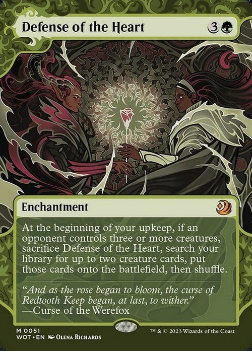 Defense of the Heart ~ Wilds of Eldraine: Enchanting Tales [ NM ] [ Magic MTG ]