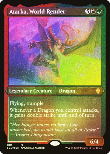 FOIL ETCHED Atarka, World Render ~ Starter Commander [ NearMint ] [ Magic MTG ] - London Magic Traders Ltd