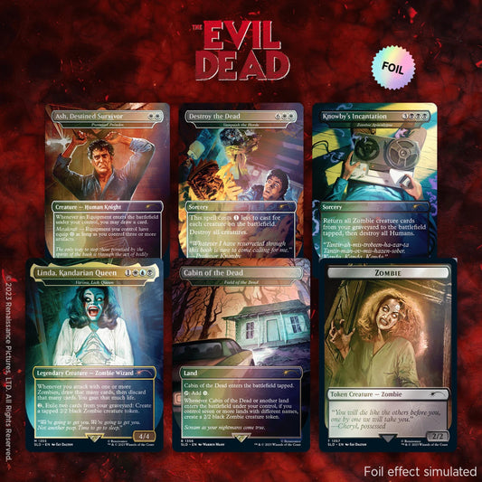 FULL FOIL SET (no Box) ~ Secret Lair: The Evil Dead [ MINT ] [ Magic MTG ] - London Magic Traders Ltd