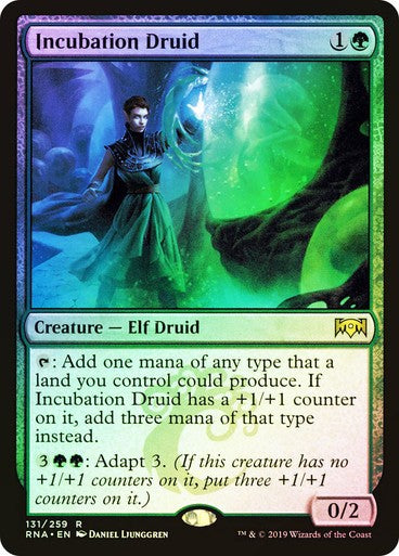 FOIL Incubation Druid ~ Ravnica Allegiance [ Excellent ] [ Magic MTG ] - London Magic Traders Ltd