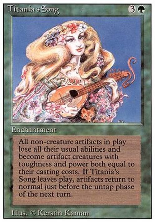 Titania's Song ~ Revised [ Excellent ] [ Magic MTG ] - London Magic Traders Ltd