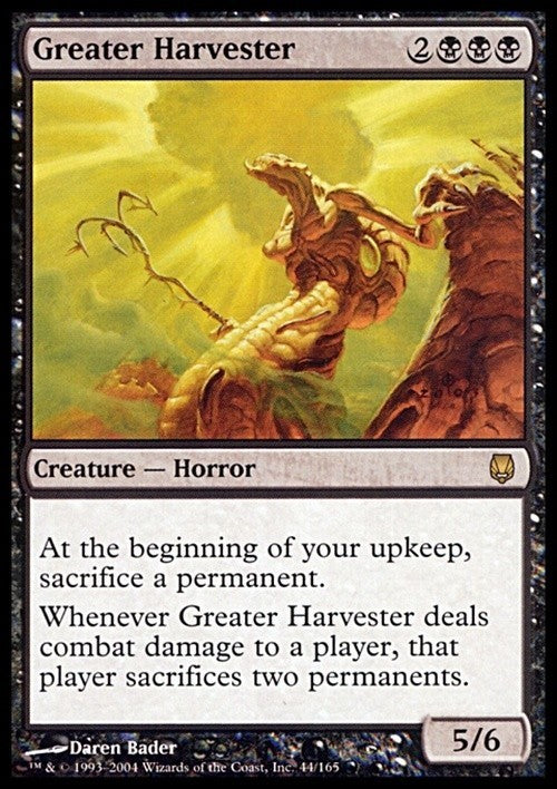 Greater Harvester ~ Darksteel [ Excellent ] [ Magic MTG ] - London Magic Traders Ltd