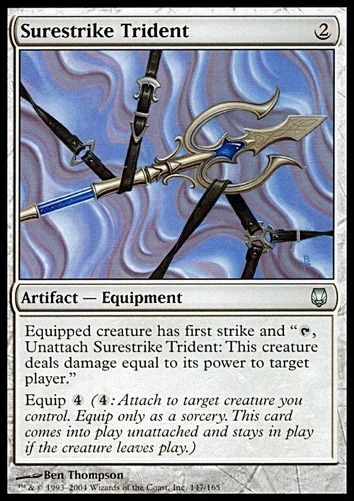 Surestrike Trident ~ Darksteel [ Excellent ] [ Magic MTG ] - London Magic Traders Ltd