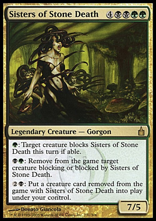 Sisters of Stone Death ~ Ravnica: City of Guilds [ Excellent ] [ Magic MTG ] - London Magic Traders Ltd