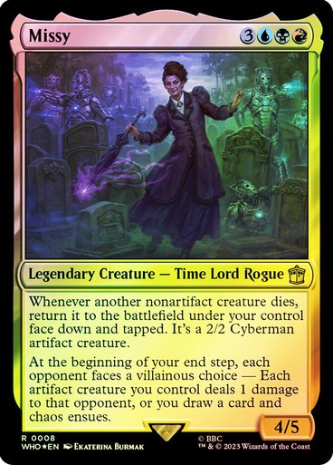 FOIL Missy ~ Commander: Doctor Who [ NearMint ] [ Magic MTG ] - London Magic Traders Ltd