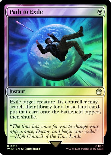 FOIL Path to Exile ~ Commander: Doctor Who [ NearMint ] [ Magic MTG ] - London Magic Traders Ltd