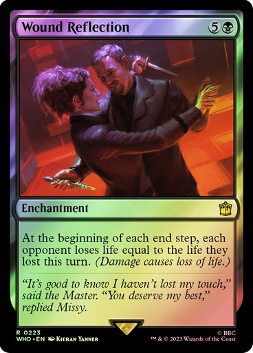 FOIL Wound Reflection ~ Commander: Doctor Who [ NearMint ] [ Magic MTG ] - London Magic Traders Ltd