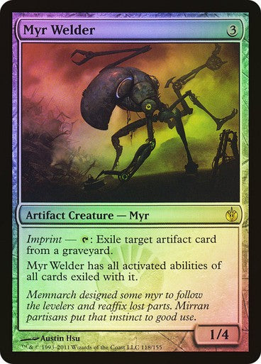 FOIL Myr Welder ~ Mirrodin Besieged [ Excellent ] [ Magic MTG ] - London Magic Traders Ltd