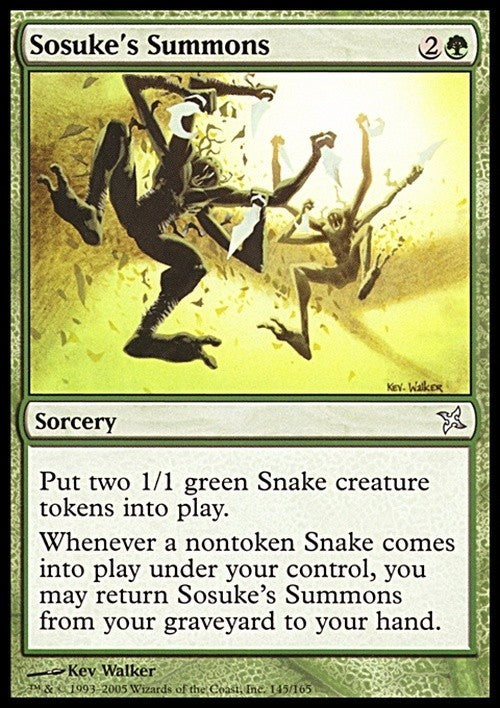 Sosuke's Summons ~ Betrayers of Kamigawa [ PLAYED ] [ Magic MTG ] - London Magic Traders Ltd