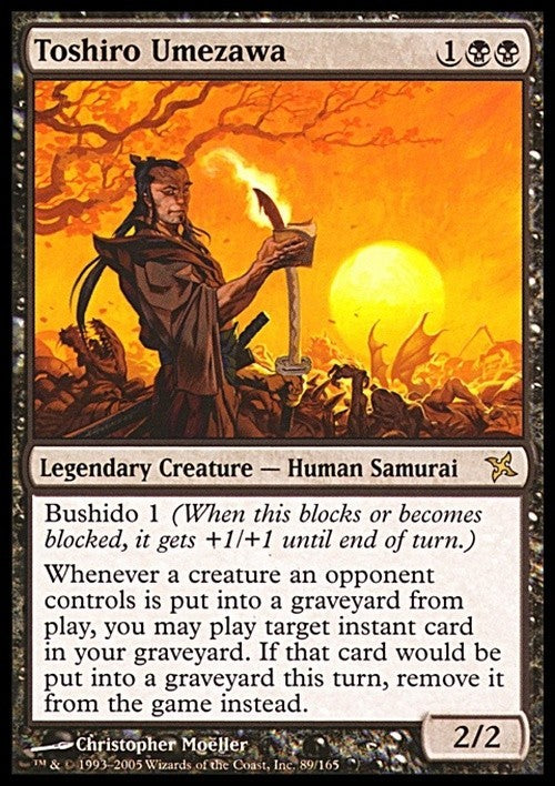 Toshiro Umezawa ~ Betrayers of Kamigawa [ PLAYED ] [ Magic MTG ] - London Magic Traders Ltd