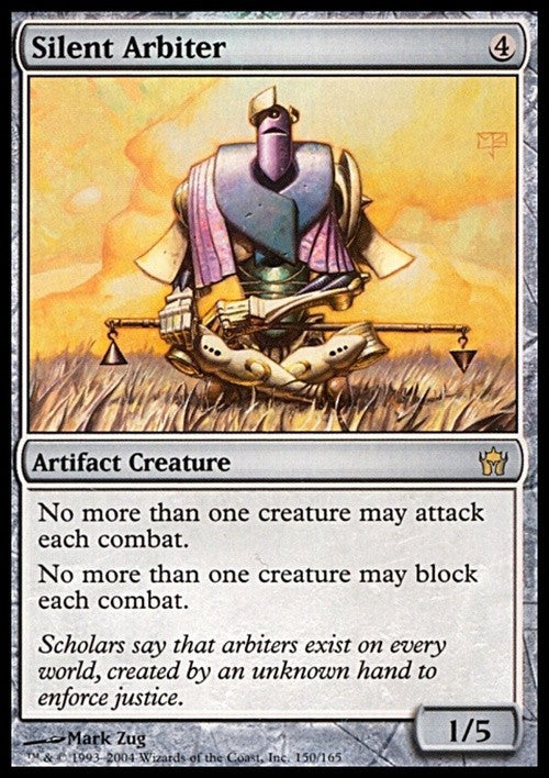 Silent Arbiter ~ Fifth Dawn [ PLAYED ] [ Magic MTG ]