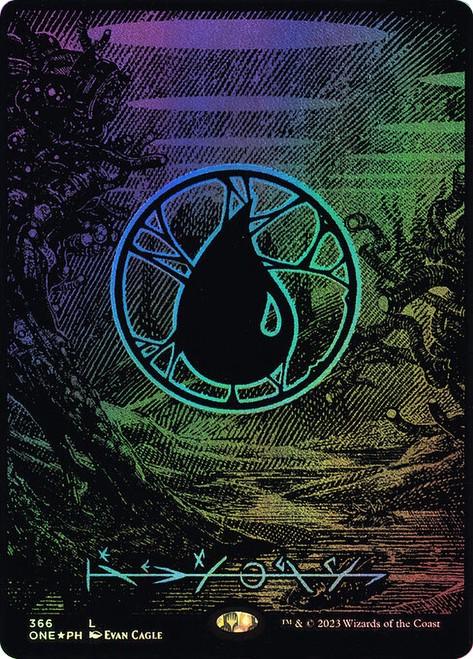 Choose your OIL SLICK RAISED Foil Land ~ Phyrexia All Will Be One [ NM ] [ MTG ]