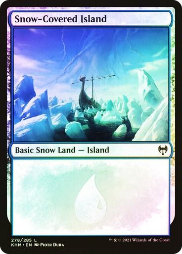 Choose your FOIL Snow-Covered Land ~ Kaldheim [ NM ] [ Magic MTG ]