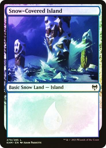 Choose your FOIL Snow-Covered Land ~ Kaldheim [ NM ] [ Magic MTG ]