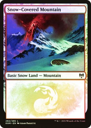Choose your FOIL Snow-Covered Land ~ Kaldheim [ NM ] [ Magic MTG ]