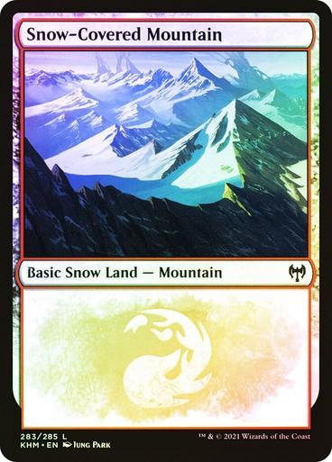 Choose your FOIL Snow-Covered Land ~ Kaldheim [ NM ] [ Magic MTG ]