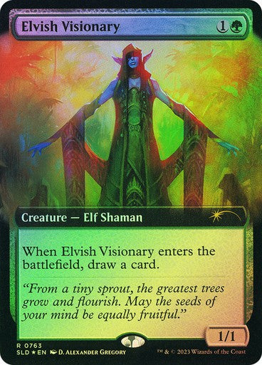 FOIL Elvish Visionary ~ Secret Lair [ NearMint ] [ Magic MTG ]