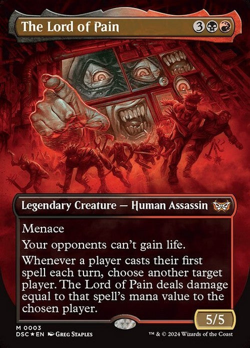 BORDERLESS The Lord of Pain ~ Commander: Duskmourn [ NM ] [ Magic MTG ]