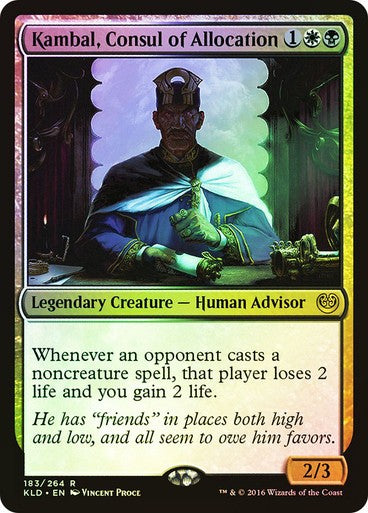 FOIL Kambal, Consul of Allocation ~ Double Masters 2022 [ NM ] [ Magic MTG ]