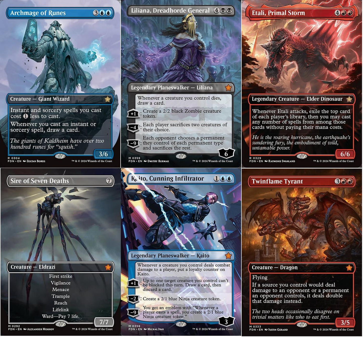 Choose your BORDERLESS / Alternate ~ Foundations [ NearMint ] [ Magic MTG ]