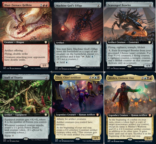 Choose your BORDERLESS / Extended ~ Commander: The Brothers' War [ NM ] [ MTG ]