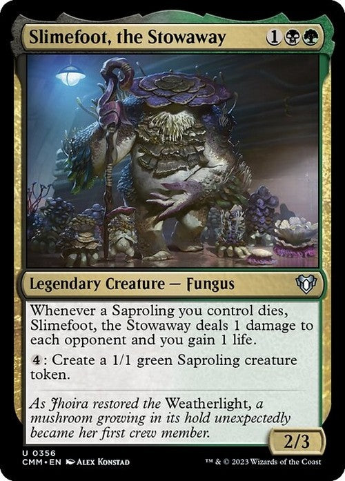 Slimefoot, the Stowaway ~ Commander Masters [ NearMint ] [ Magic MTG ]