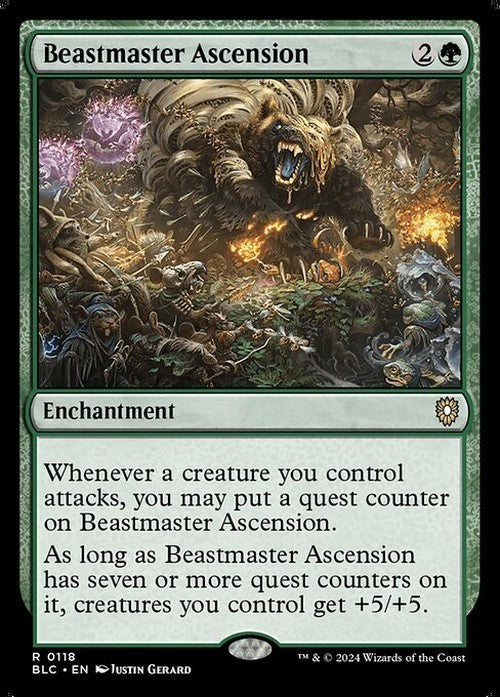 Beastmaster Ascension ~ Commander: Bloomburrow [ NearMint ] [ Magic MTG ]