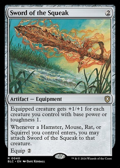 Sword of the Squeak ~ Commander: Bloomburrow [ NearMint ] [ Magic MTG ]