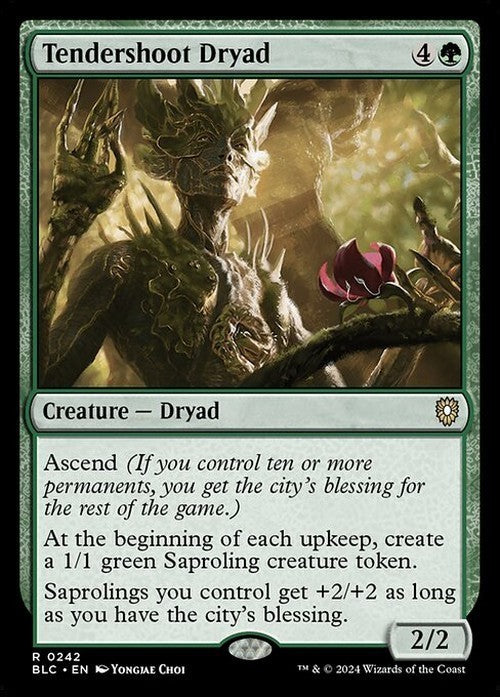 Tendershoot Dryad ~ Commander: Bloomburrow [ Excellent ] [ Magic MTG ]
