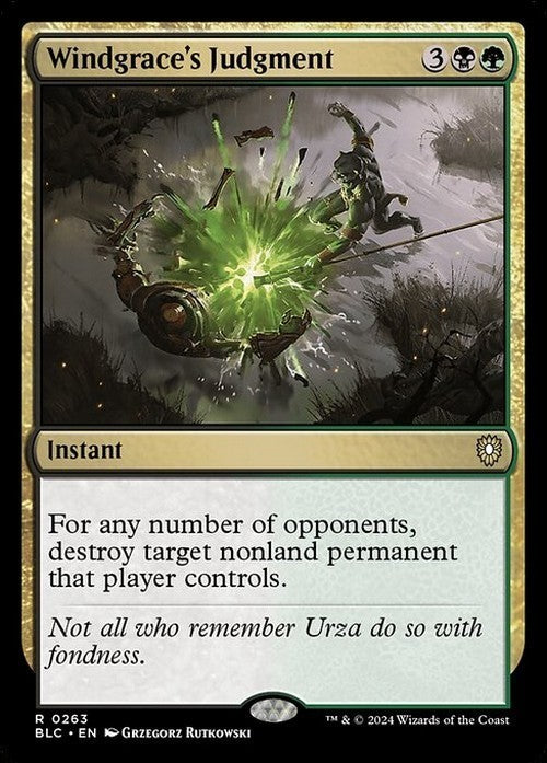 Windgrace's Judgment ~ Commander: Bloomburrow [ NearMint ] [ Magic MTG ]