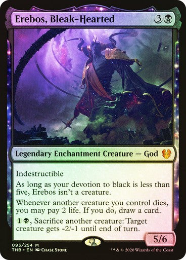 FOIL Erebos, Bleak-Hearted ~ Theros Beyond Death [ NearMint ] [ Magic MTG ]