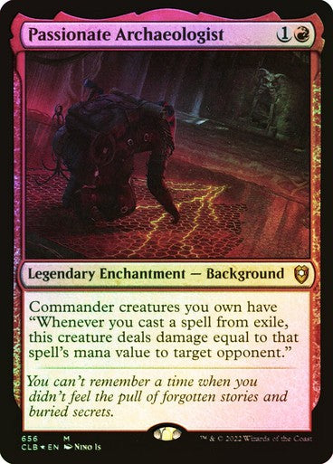 FOIL Passionate Archaeologist ~ Commander Legends 2 [ NM ] [ Magic MTG ]