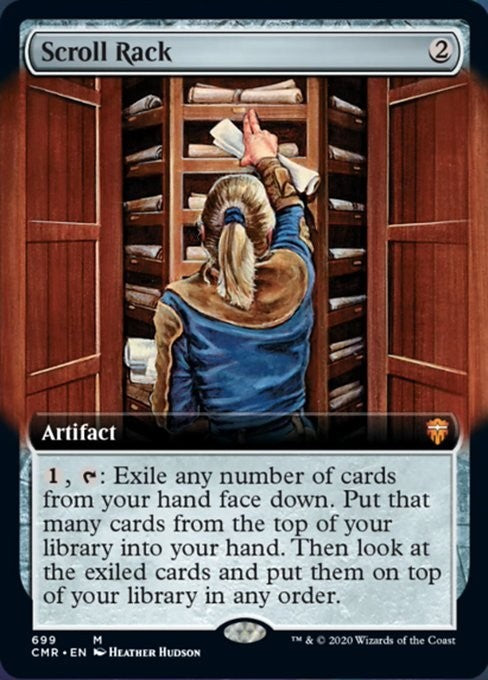 BORDERLESS Scroll Rack ~ Commander Legends 1 [ NearMint ] [ Magic MTG ]