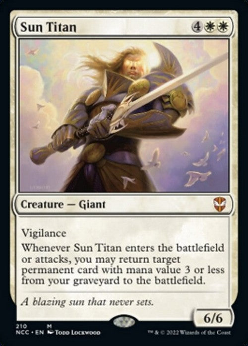 Sun Titan ~ Commander: Streets of New Capenna [ NearMint ] [ MTG ]