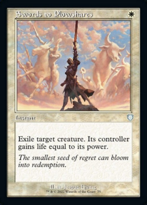 Swords to Plowshares ~ Commander: The Brothers' War [ NM ] [ Magic MTG ]