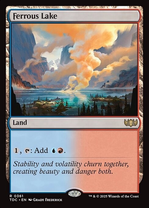 Ferrous Lake ~ Commander: Tarkir: Dragonstorm [ NM ] [ Magic MTG ]