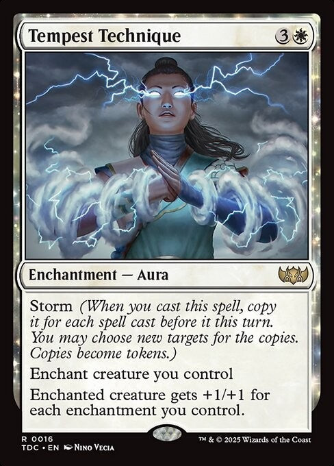 Tempest Technique ~ Commander: Tarkir: Dragonstorm [ NM ] [ Magic MTG ]