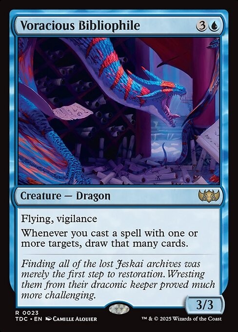Voracious Bibliophile ~ Commander: Tarkir: Dragonstorm [ NM ] [ Magic MTG ]