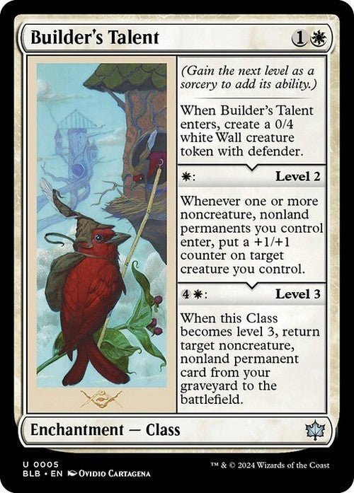 Builder's Talent ~ Bloomburrow [ NearMint ] [ Magic MTG ]