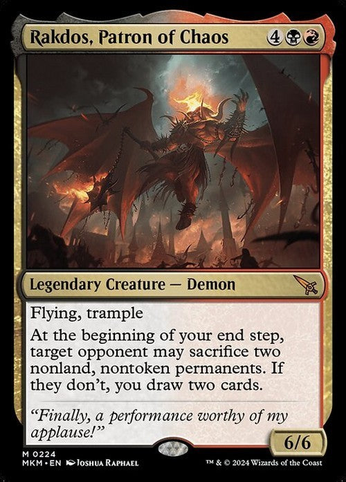 Rakdos, Patron of Chaos ~ Murders at Karlov Manor [ NM ] [ Magic MTG ]