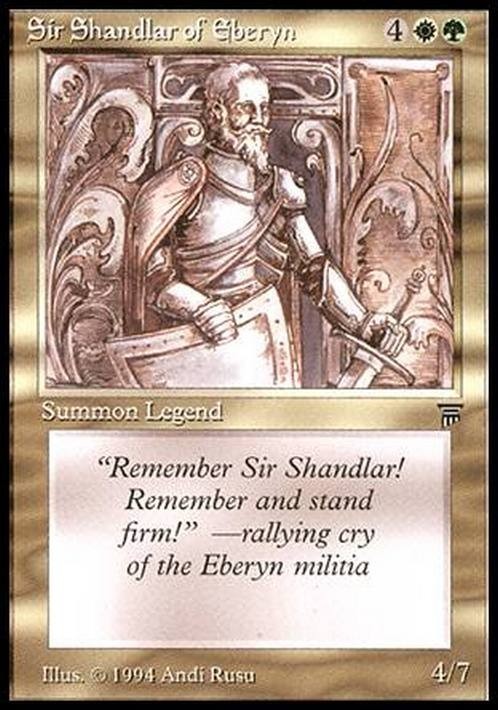 Sir Shandlar of Eberyn ~ Legends [ Excellent ] [ Magic MTG ]