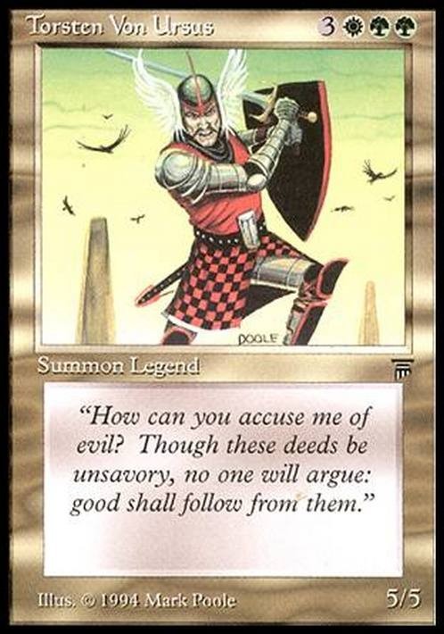 Torsten Von Ursus ~ Legends [ Excellent ] [ Magic MTG ]