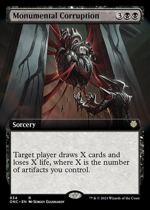 Choose your BORDERLESS / Extended ~ Commander: Phyrexia: All Will Be One [ MTG ]