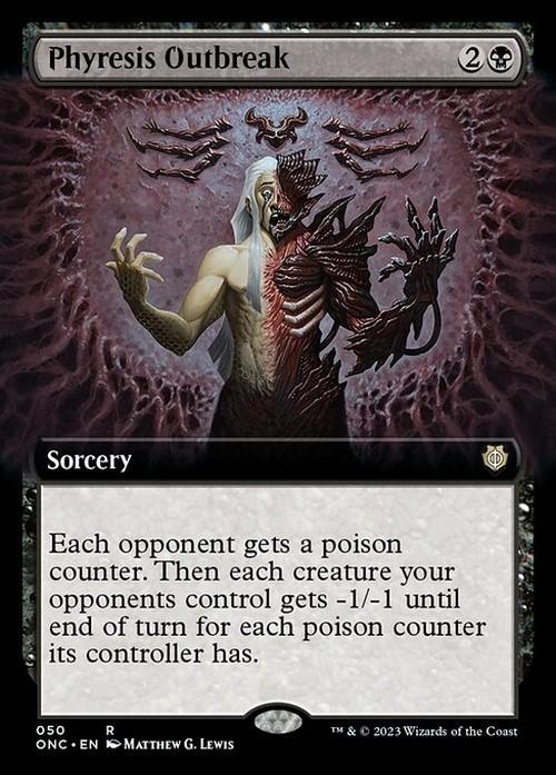 Choose your BORDERLESS / Extended ~ Commander: Phyrexia: All Will Be One [ MTG ]