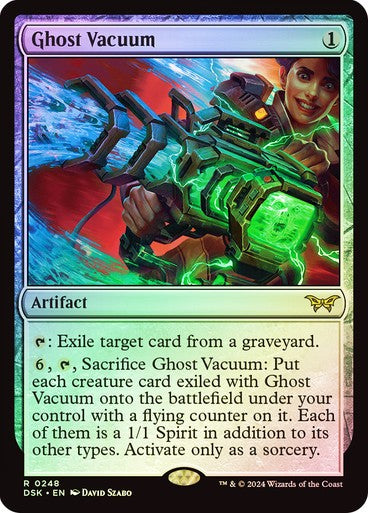 FOIL Ghost Vacuum ~ Duskmourn [ NearMint ] [ Magic MTG ]