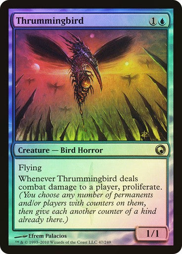 FOIL Thrummingbird ~ Scars of Mirrodin [ Excellent ] [ Magic MTG ]