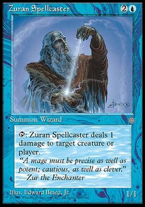 Zuran Spellcaster ~ Ice Age [ Excellent ] [ Magic MTG ] - London Magic Traders Ltd