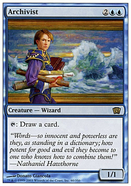 Archivist ~ Eighth Edition [ Excellent ] [ Magic MTG ] - London Magic Traders Ltd